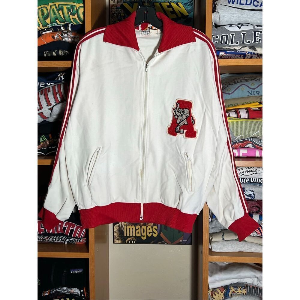 Vintage 70s Jelenk Japan Alabama Crimson Tide Track Jacket